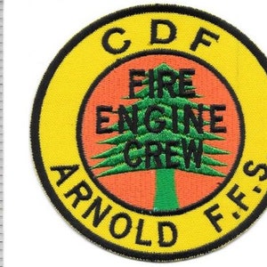 Hot Shot Wildland Fire Crew CDF California Arnold Forest Fire Station Fire Engine Crew