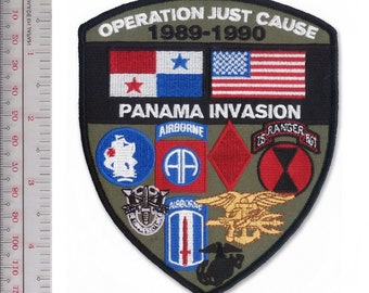 Army, Air Force, Navy Panama Operation Just Cause 1989 large Patch