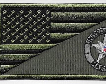 US Marshal Iraq & Afghanistan United States Marshal War on Terrorism Service Shoulder acu Patch