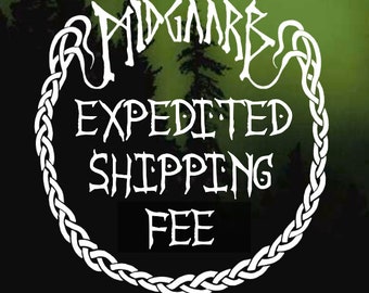 Expedited Shipping Fee • Discuss Options Before Purchase