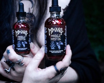 MUSCLE MYSTIC • Wildcrafted St. John's Wort & Black Cottonwood Pain Relief Oil •