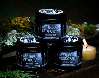 Earthbound Deodorant • Sensitive Skin, Vegan, Organic