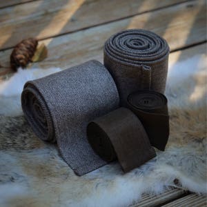Viking Leg and Arm Wraps Winingas Vindingr Wickelbander vaf-spjôrr, Linen and/or Wool Garb Norse, SCA, LARP, Anglo Saxon, Armor, Reenactment