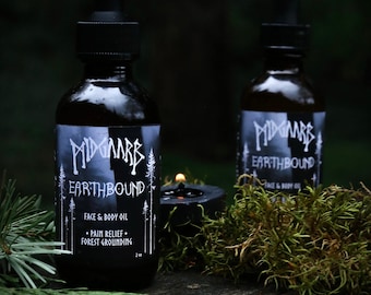 Earthbound • Face & Body Oil | Forest Grounding | Pain and Skin Relief | Organic