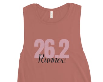 26.2 Camiseta de tirantes muscular para mujer Marathon