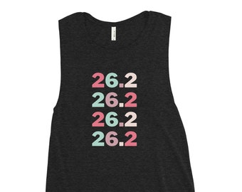 26.2 Running Ladies 'Muscle Tank