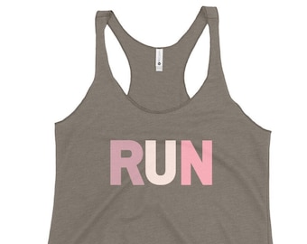 Run Racerback Tank femenino / Running tank / Running gift / runner / nuevo corredor /