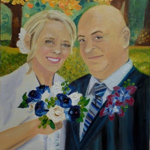 Custom Wedding Painting Portrait Commission