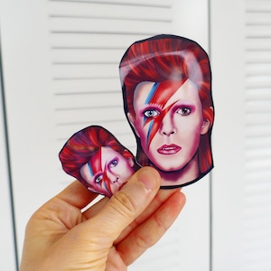 Refrigerator Magnet Stardust Man | Iconic British singer-inspired magnet.