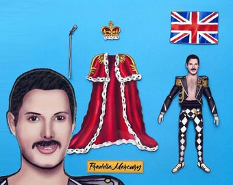 British Rockstar Magnet Set | Iconic Pop Music Fan Decor