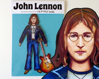 Gelede magneetpop muzikant: door John Lennon geïnspireerd koelkastdecor