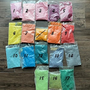 17colors1oz 20gr FlockingFiber/suede Powder, art supplies, sculpture/furniture/design Velvet Powder.