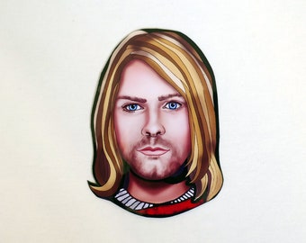Refrigerator Magnet Grunge Legend | Iconic singer-inspired magnet | Iconic rock star merch