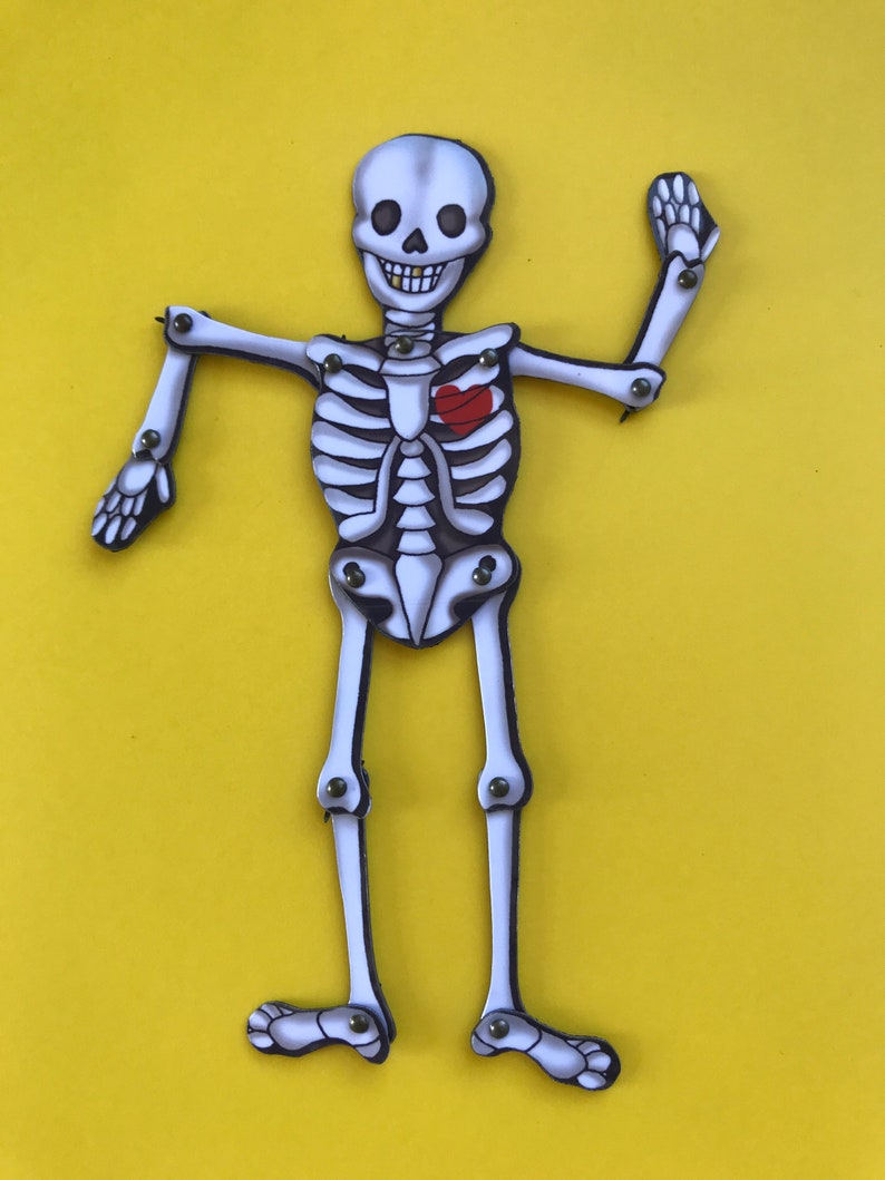 DIY Printable Articulated Doll Skeleton Pdf File Skeleton - Etsy