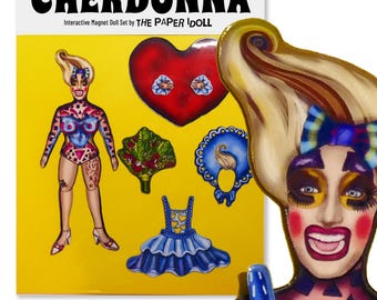 Interactive Magnet Set Cherdonna, Iconic Seattle queer performance artist