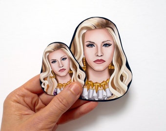 Koelkastmagneet Rebel Heart Queen | Iconische door zangers geïnspireerde magneet