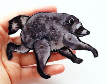 Jimothy Posable fridge magnet | Seattle Mascot