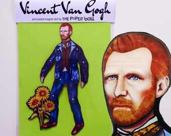Gelede Van Gogh-magneetpop | Iconisch kunstenaarsdecor