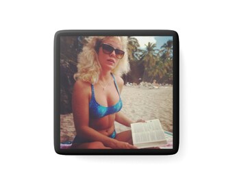 1980s Reading Beach Babe Magnet