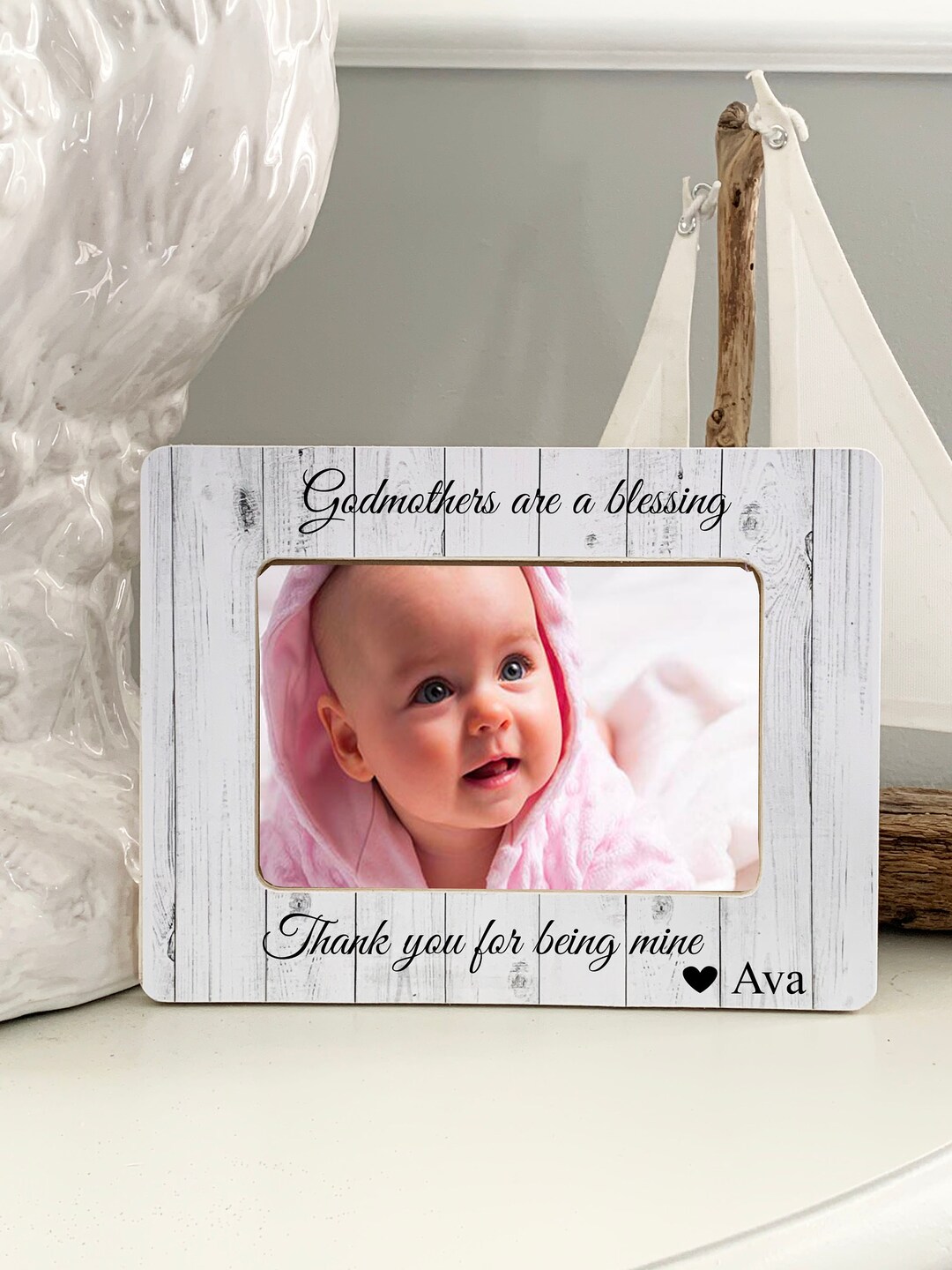 Personalized Godmother Frame Godmother Gift Godfather Etsy