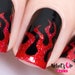 laurastewart700 reviewed Fire Stencils for Nails, Halloween Nail Stickers, Nail Art, Nail Vinyls