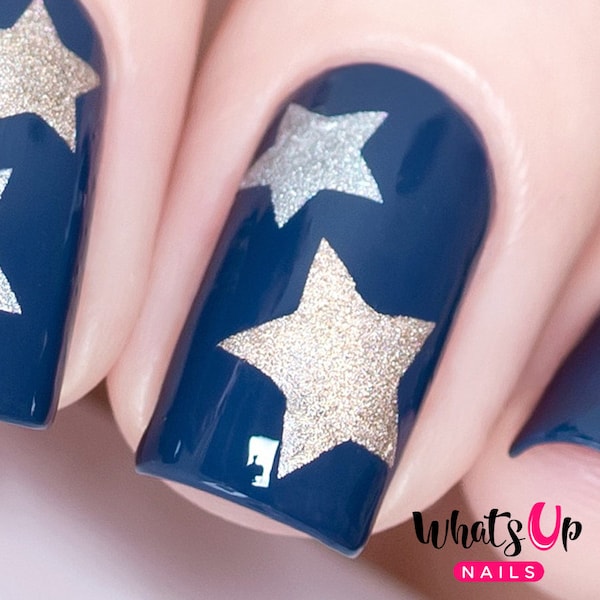 Northern Star Stencils for Nails, Christmas Nail Stickers, Nail Art, Nail Vinyls