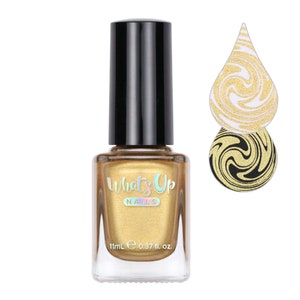 Whats Up Nails - Go for Gild Stamping Polish (Gold), Nail Polish for Nail Art