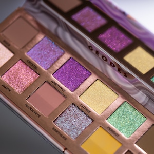Whats Up Beauty - Geodes Collection Eyeshadow Palette, Eye Makeup