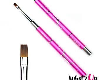 Dance 17 Flat Brush, Dance Nail Brush for Nail Art