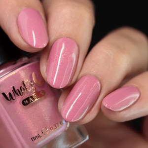Whats Up Nails - Mauver and Shaker Regular Polish (Mauve mit Pink/Grün irisierendem Duochrome Schimmer), Nagellack für die Nailart