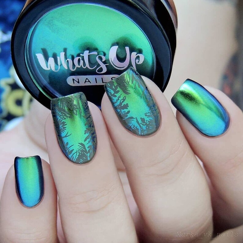 B029 Picnic in the Park Stamping Plate For Stamped Nail Art image 6