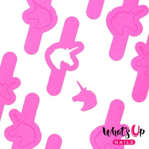 Unicorn Head Stencils for Nail Art, Nail Stencils, Nail Art, Nail ...