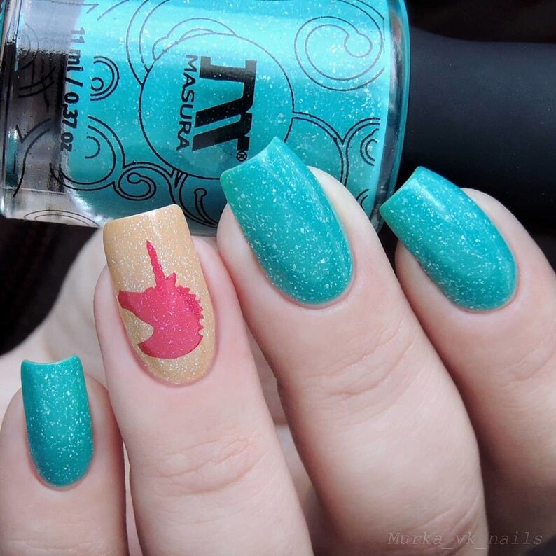 Unicorn Head Stencils for Nail Art Nail Stencils Nail Art - Etsy