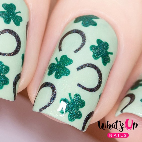 Saint Patrick's Stencils for Nail Art St. Patrick's - Etsy Saint Patrick's Stencils for Nail Art St. Patrick's - Etsy