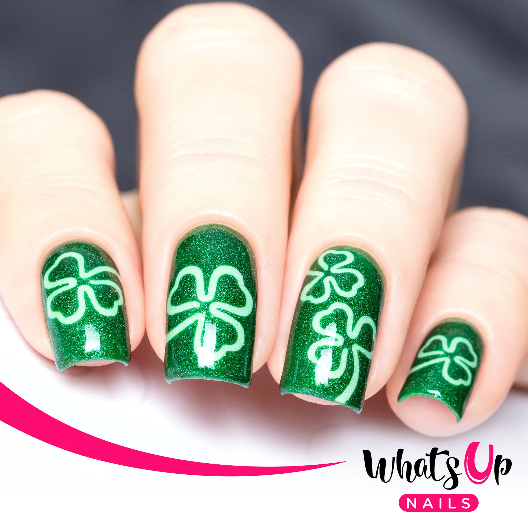 Shamrock Tape Stencils for Nails St. Patrick Day Nail - Etsy
