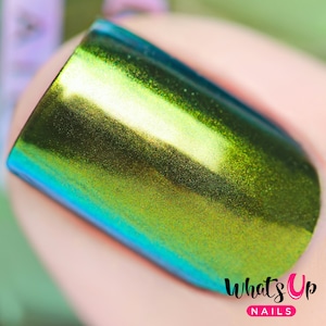 Whats Up Nails - Absinthe Powder Magic Shifting Pigment with Multi Chrome Effect