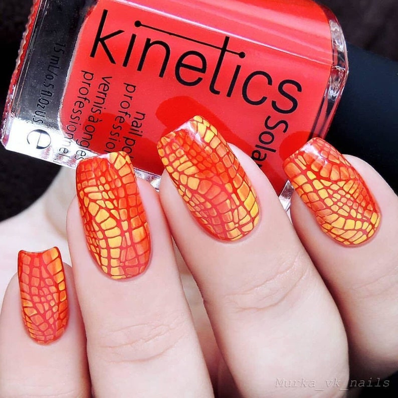 B025 Animalistic Nature Stamping Plate For Stamped Nail Art image 6