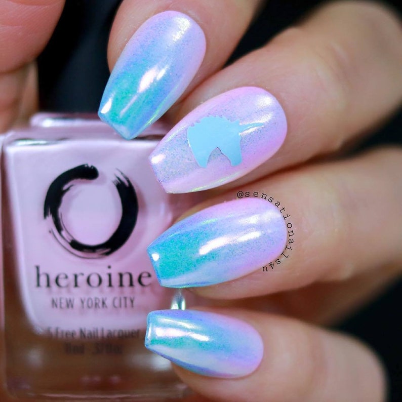 Unicorn Head Stencils for Nail Art Nail Stencils Nail Art - Etsy