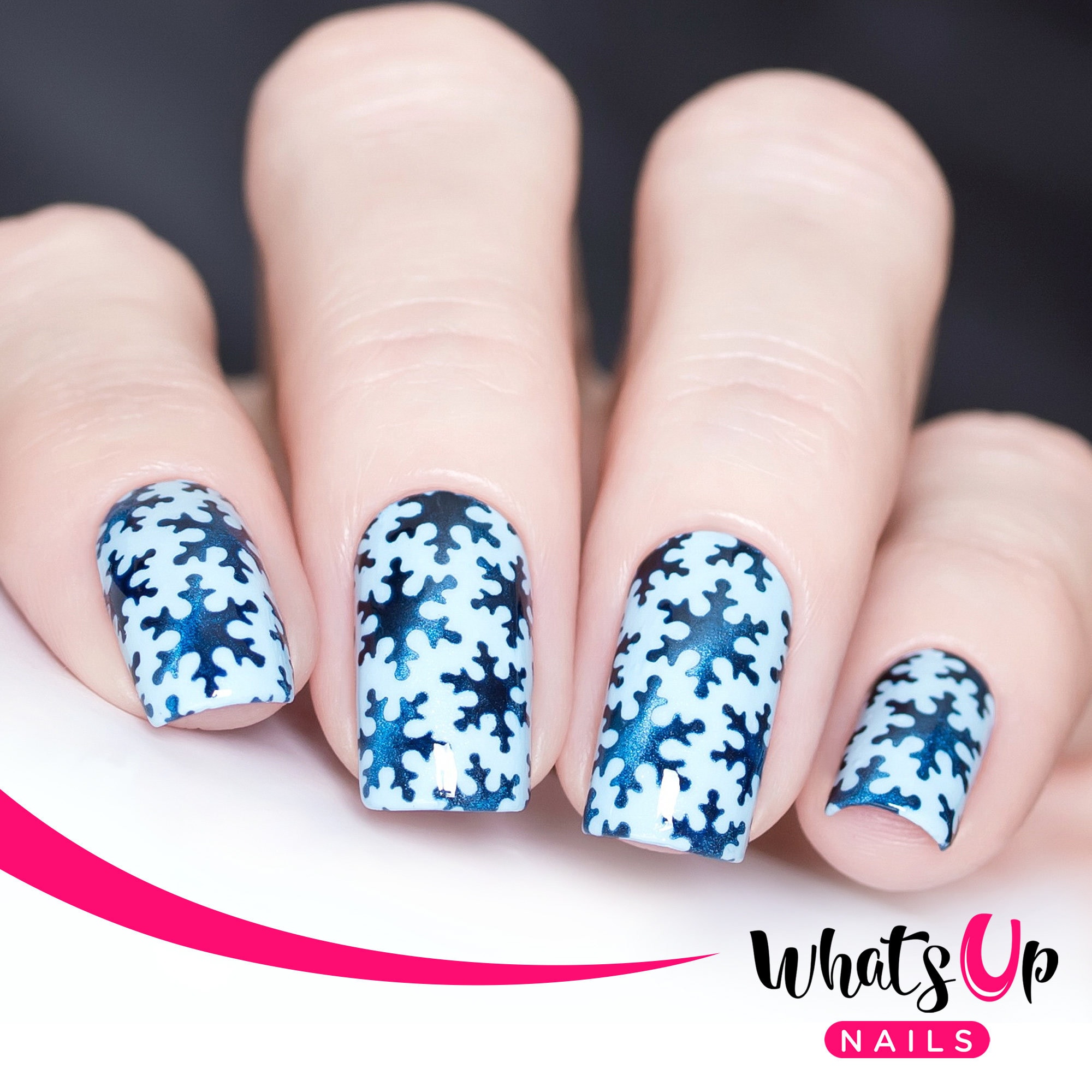 Snowfall Stencils for Nails Christmas Nail Stickers Nail - Etsy Ireland