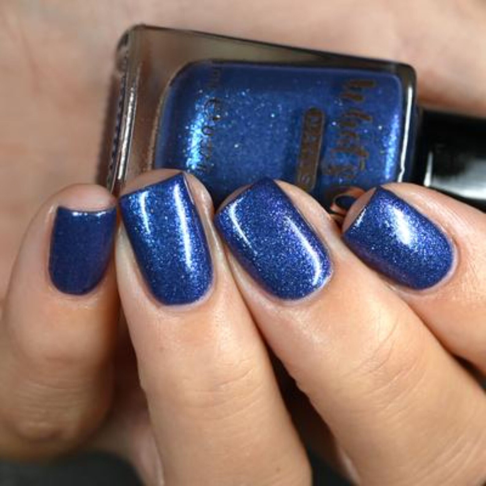 Downpour Regular Polish Blue Foil w/ Duochrome Shimmer Nail Etsy