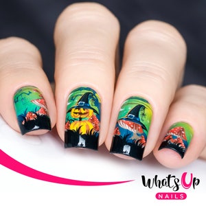 Whats Up Nails - P043 It's All An Illusion Nightmare Water Decals Sliders for Nail Art Design