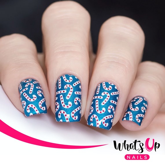 Whats Up Nails Stamping Plates 2er Set – USA Design (B043, B066) Für Nagelkunst, Tief Geätzt