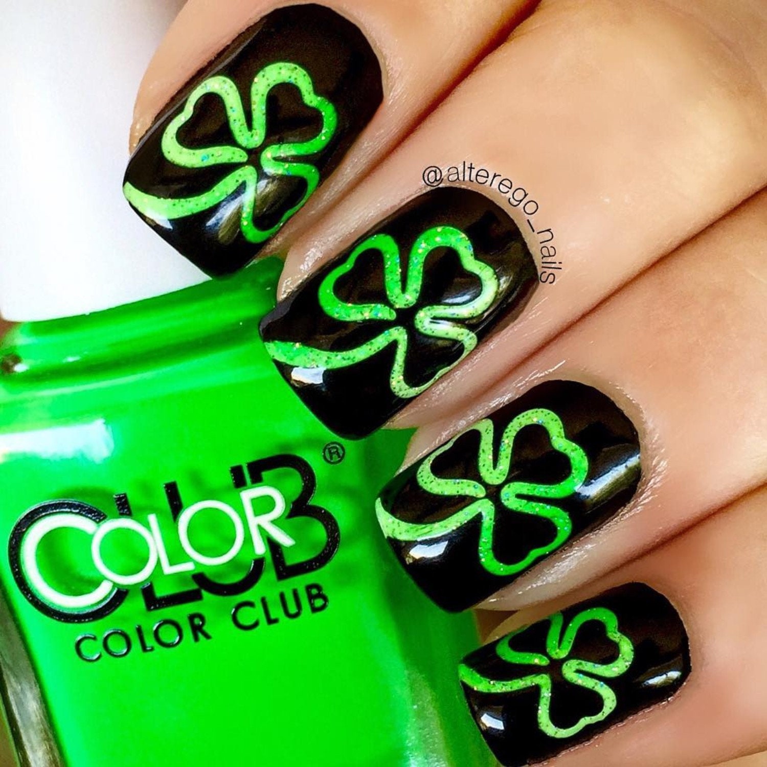 Shamrock Tape Stencils for Nails St. Patrick Day Nail - Etsy