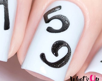 Whats Up Nails - Counting Stencils for Nails, Nail Stickers, Nail Art, Nail Vinyls