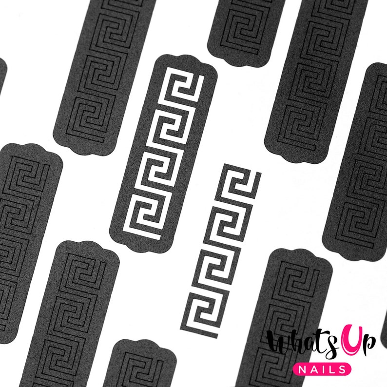 Greek Tape for Nail Art Swirl Stickers for Nails Nail Vinyls Etsy