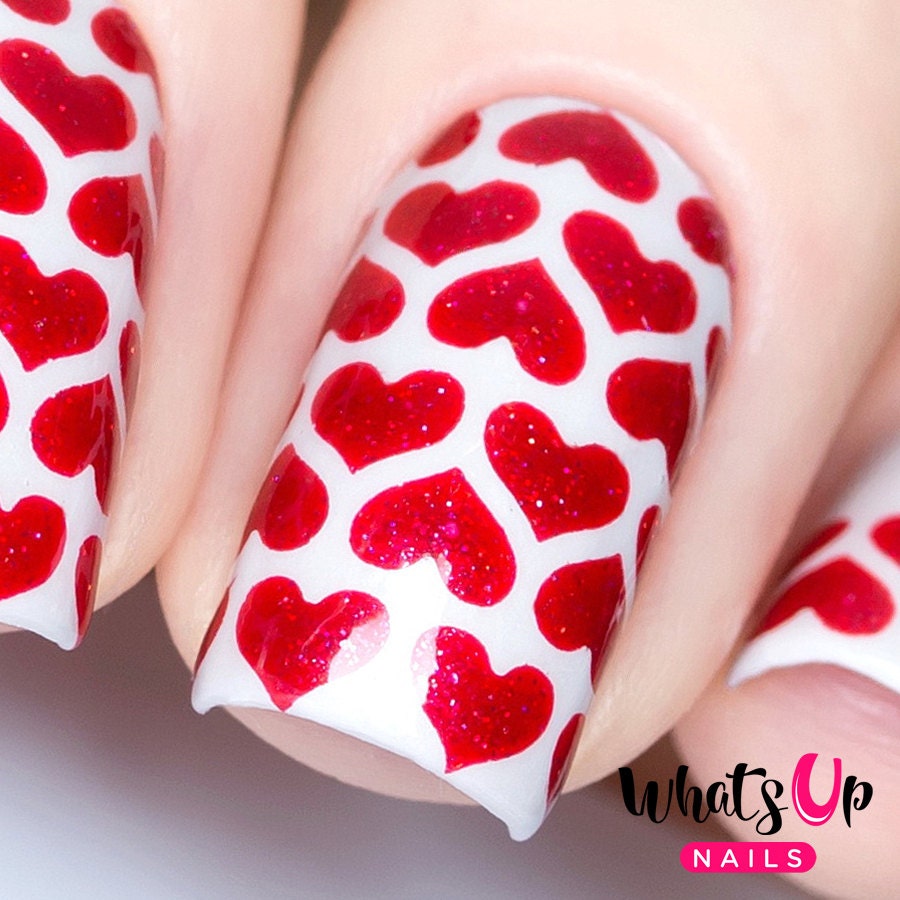Heart Lines Stencils for Nails Valentine's Nail Stickers - Etsy Ireland Heart Lines Stencils for Nails Valentine's Nail Stickers - Etsy Ireland