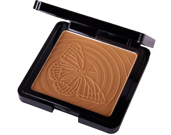 Whats Up Beauty - Wind Dancer Pressed Setting Powder - Shade Tan Talc Free Vegan Face Wangen Make-up