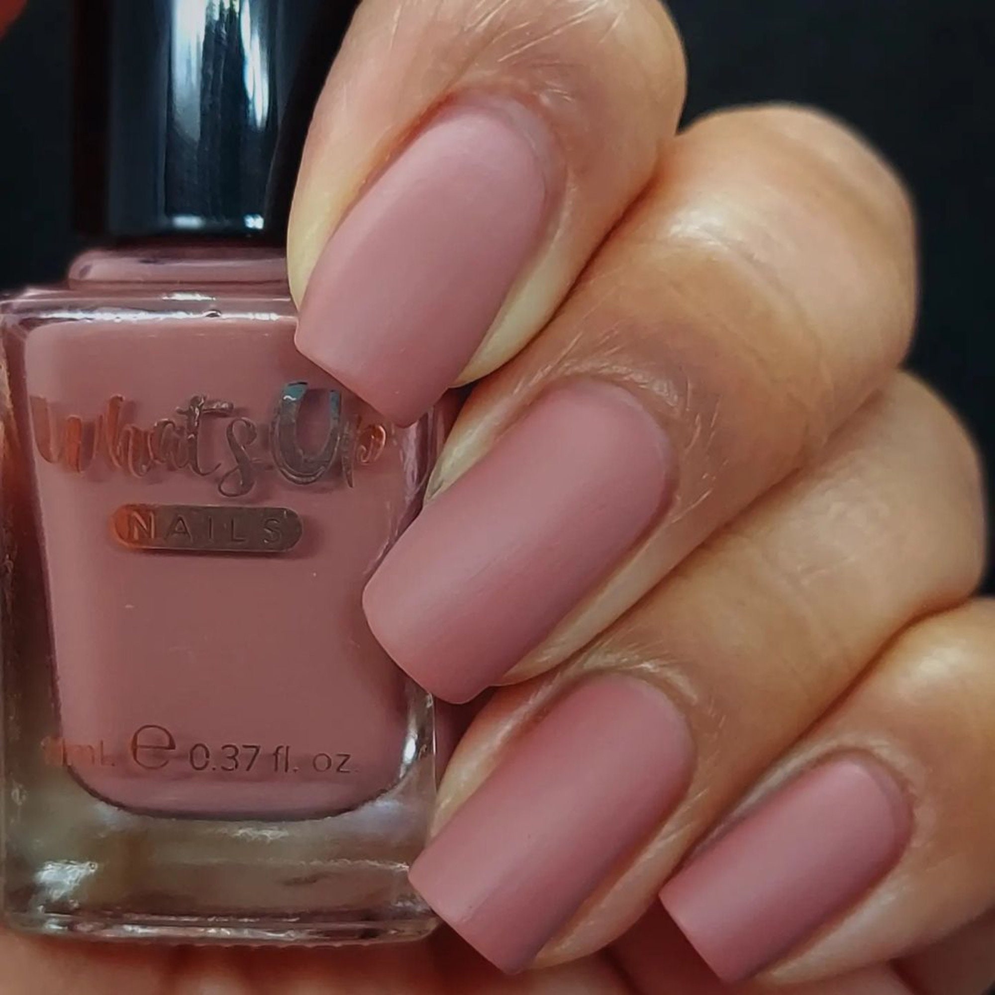 Rhodonite Nail Polish dusty Rose Matte Nail Polish for Nail - Etsy