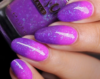Whats Up Nails - Temperamental Iris Regular Polish (Thermal), Nail Polish for Nail Art