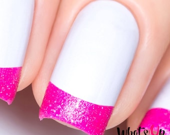 Whats Up Nails - French Tip Tape for Nail Art, French Mani Stickers for Nails, Nail Vinyls